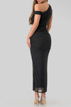 Mili (maxi dress ruched mesh)